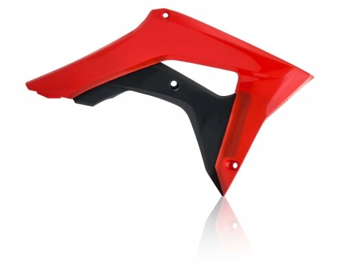 ACERBIS fits for Honda MX Radiator Scoops CRF 250 R 2018-2021 - Colour: RED/BLACK