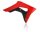 ACERBIS fits for Honda MX Radiator Scoops CRF 250 R 2018-2021 - Colour: RED/BLACK