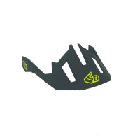 6D ATB-2T Helmschild Ascent Matt Hi Viz Gelb/Grau