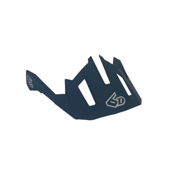 6D ATB-2T Helmschild Ascent Matt Slate Blau