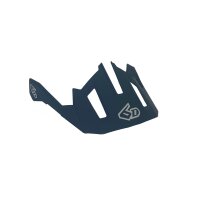 6D ATB-2T Helmschild Ascent Matt Slate Blau