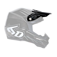6D ATB-1 Helmschild Carbon Attack Schwarz