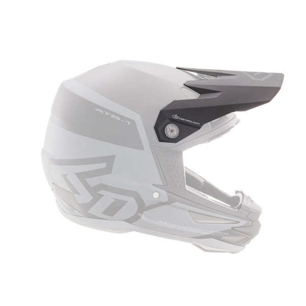 6D ATB-1 Helmschild Flight Schwarz/Chracoal