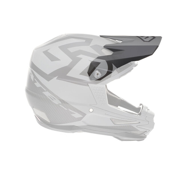 6D ATB-1 Helmschild Switch Grau/Schwarz