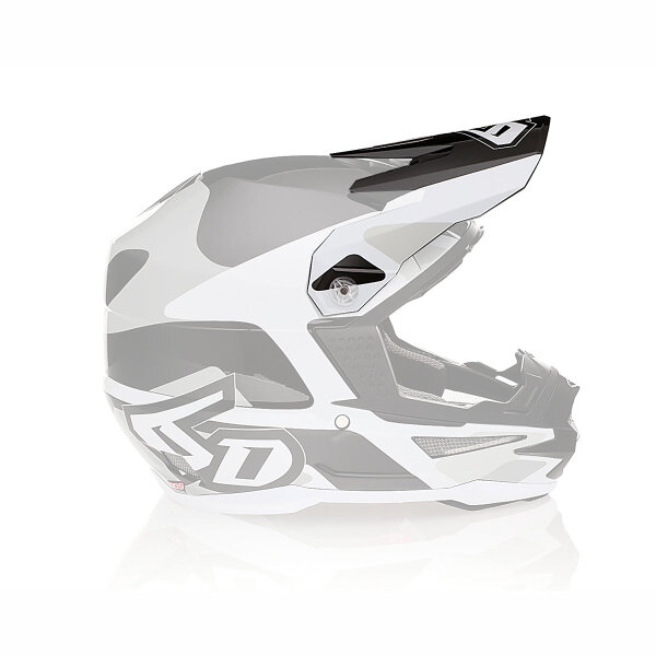 6D ATR-1 MX- Visor Apex White - Size: ONE SIZE