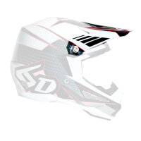 6D ATR-1 MX- Helmschild Blade Weiß/Schwarz -...