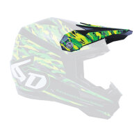 6D ATR-1 MX- Helmschild Camo Matt Neon -...