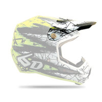 6D ATR-1 2014 MX- Visor Chaos Yelllow - Size: ONE SIZE
