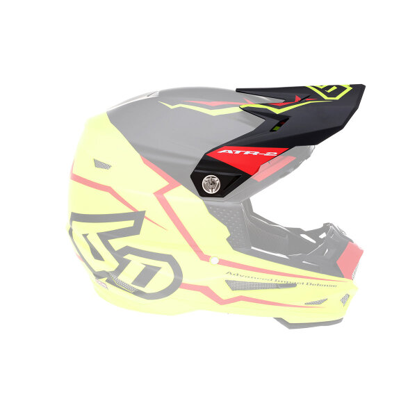 6D ATR-2 MX- Visor Element Yellow - Size: ONE SIZE