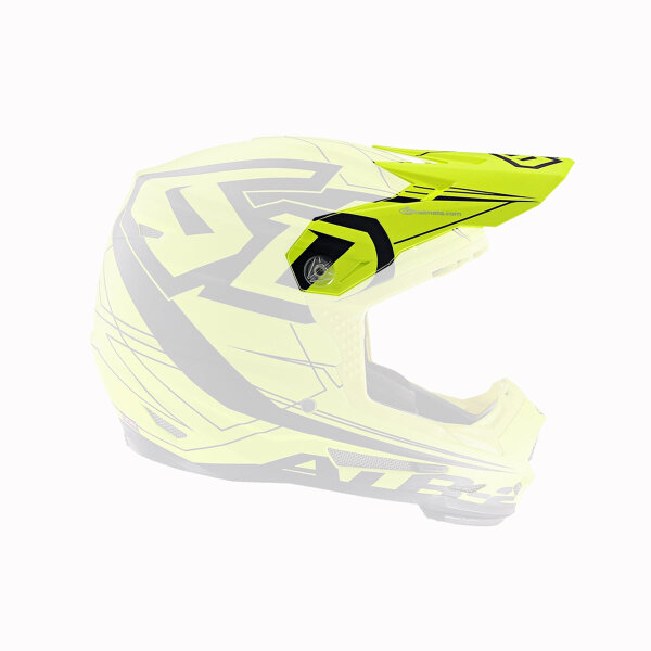 6D ATR-2Y MX- Helmschild Kids Aero Neon Gelb