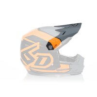 6D ATR-2Y MX- Helmschild Kids Torque Neon Orange Matt -...