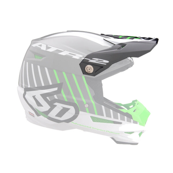 6D ATR-2 MX- Visor Motion Green/Grey - Size: ONE SIZE