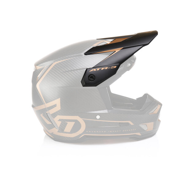 6D ATR-3 MX- Helmschild Nova Matt Bronze Carbon