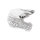 6D ATR-2 MX- Visor Patriot LE White - Size: ONE SIZE