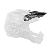 6D ATR-1 MX- Helmschild Patriot Schwarz Matt -...