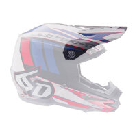 6D ATR-1 MX- Helmschild Point Rot/Weiß/Blau