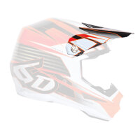 6D ATR-1 MX- Helmschild Rush Orange