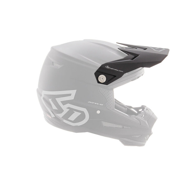 6D ATR-2 MX- Visor Solid Black/Matte - Size: ONE SIZE