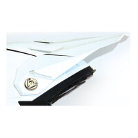 6D ATR-1 2014 MX- Helmschild Stealth Weiß-Matt