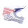 6D ATR-2 MX- Helmschild Stripe Rot/Weiß/Blau