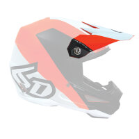 6D ATR-1 MX- Helmschild Wedge Matt Neon Orange