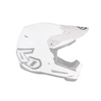 6D ATR-2Y MX- Visor Kids Solid Weiß Glanz -...