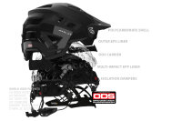6D ATB-2T Ascent MTB/Trail Helm Hi Viz - Gelb/Grau