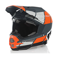 6D ATR-1 MX- Enduro Helm Shear Matte Orange/Grau/Schwarz
