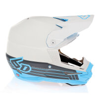 6D ATR-1 MX- Enduro Split Helm Cyan