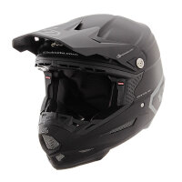 6D ATR-2 MX- Enduro Helm Solid Schwarz Matt 22.06