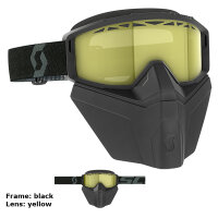 SCOTT Primal Safari Gesichtsmaske Brille - Schwarz/Gelb