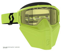 SCOTT Primal Safari Gesichtsmaske Brille - Schwarz/Gelb
