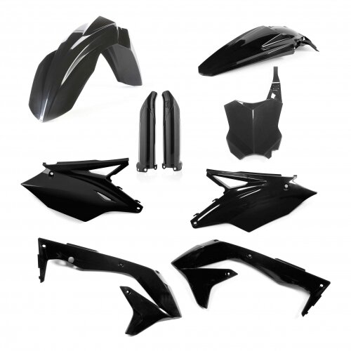 ACERBIS fits for Kawasaki Plastic Full Kit KX 450F 2018 EU - Colour: BLACK