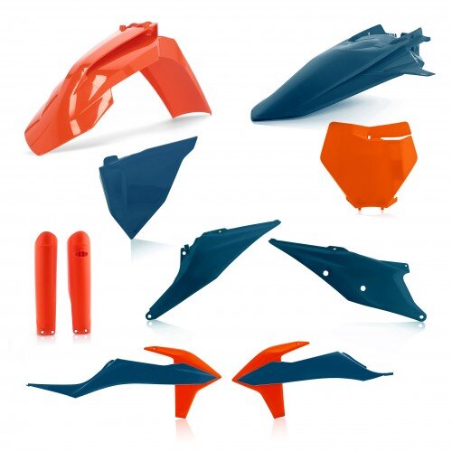 ACERBIS fits for KTM Plastic Full Kit XC 250/300 TPI 2019-2022 - Colour: BLUE/ORANGE
