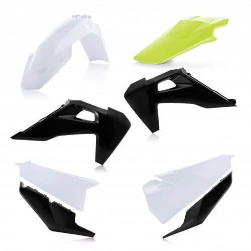 ACERBIS fits for Husqvarna MX Plastic Kit FC 250/350/450 2019-2022 - Colour: WHITE/BLACK