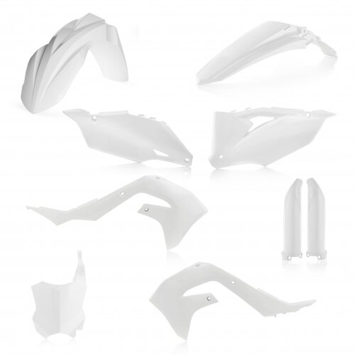 ACERBIS fits for Kawasaki Plastic Full Kit KX 250 2021-2024 - Colour: WHITE