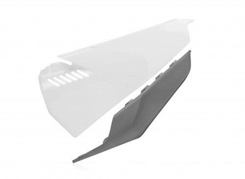 ACERBIS fits for Husqvarna MX/Enduro Side Panels Vented TE 150/250/300I 2020-2023 - Colour: WHITE/GREY