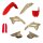 ACERBIS fits for Honda Plastic Full Kit CRF 250R 2022-2024 - Colour: RED/GOLD
