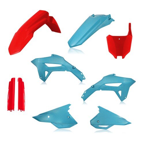 ACERBIS passend für Honda Plastik Full Kit CRF 250R 2022-2024 - Farben: BORDEAUX/GRÜN
