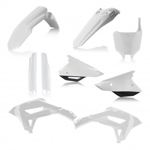 ACERBIS fits for Honda Plastic Full Kit CRF 450 RX 2021-2024 - Colour: WHITE/BLACK