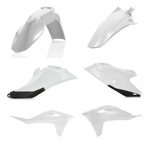 ACERBIS fits for GAS GAS Plastic Kit EC 250/250F/300/300F 2021-2023 - Colour: WHITE/BLACK