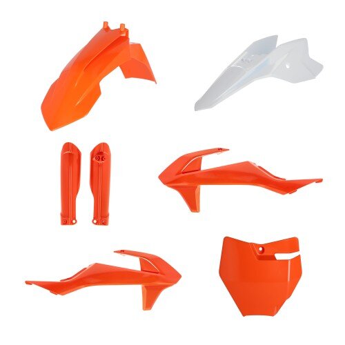 ACERBIS passend für GAS GAS Plastik Full Kit MC 50 2021-2023 - Farben: ORANGE/WEISS