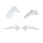 ACERBIS fits for KTM Plastic Kit SX-E 3 2023-2024 - Colour: WHITE