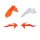 ACERBIS fits for KTM Plastic Kit SX-E 3 2023-2024 - Colour: ORANGE/WHITE