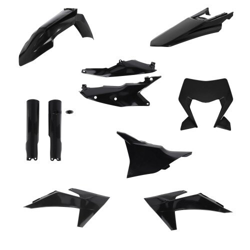 ACERBIS fits for KTM Plastic Full Kit EXC/EXC-F 2024-2025 - Colour: BLACK