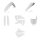 ACERBIS fits for Honda Plastic Full Kit CRF 450 RX 2021-2024 - Kopie - Colour: WHITE