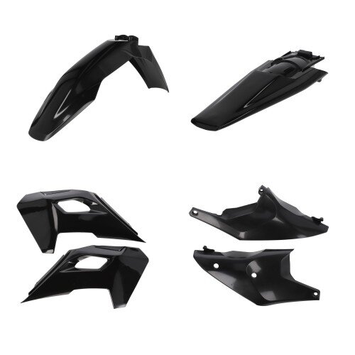 ACERBIS fits for Husqvarna MX Plastic Kit FC 250/350/450, TC125/250 2023-2024 - Colour: BLACK