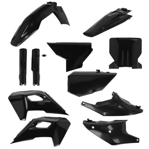 ACERBIS fits for Husqvarna MX Plastic Full Kit FC 250/350/450, TC125/250 2023-2024 - Colour: BLACK