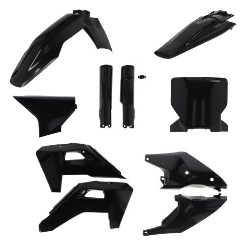ACERBIS fits for Husqvarna MX Plastic Full Kit FC 250/450, TC 125/250 2025-2026 - Colour: BLACK