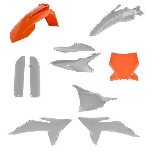 ACERBIS fits for KTM Plastic Full Kit SX 85 2025-2026 - Colour: ORANGE/GREY